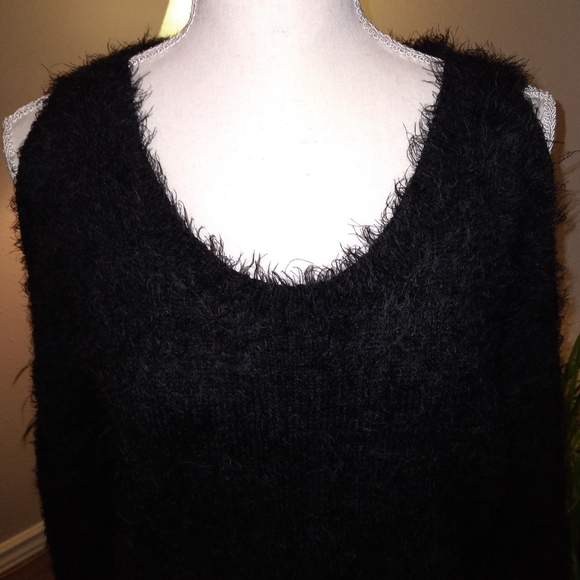 3 for $10 Black Soft Cold Shoulder Sweater - Picture 2 of 7